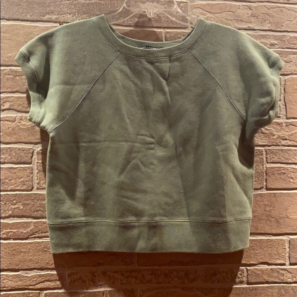 Ralph Lauren sport crop shirt
